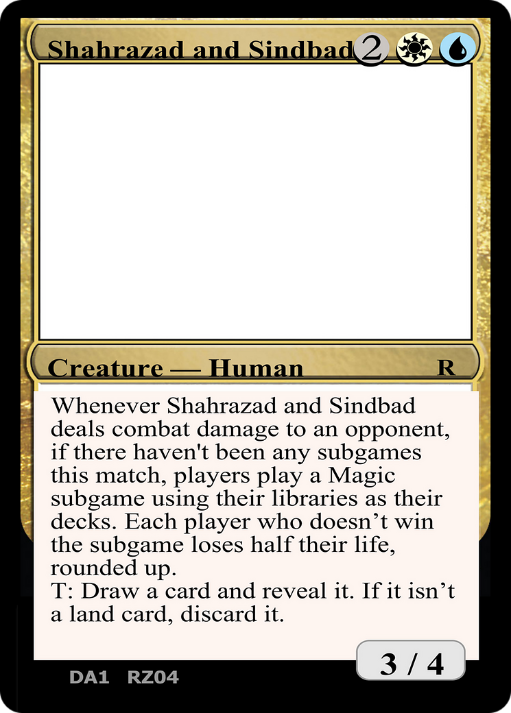 Shahrazad et Sindbad [Événement inconnu] 