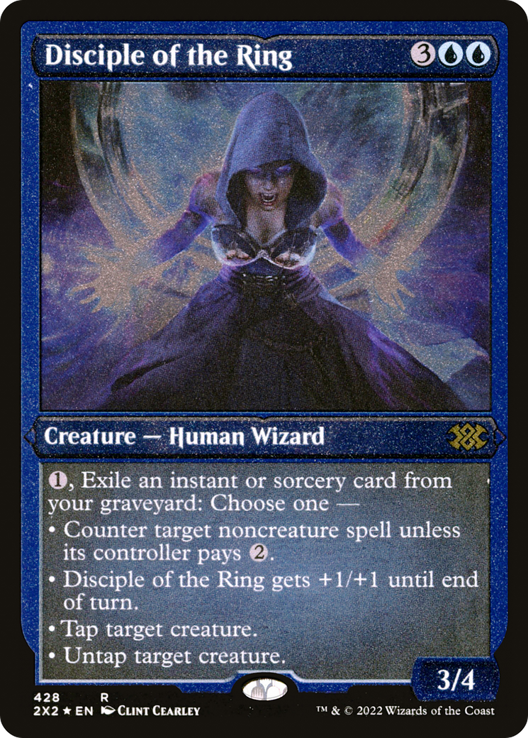 Disciple of the Ring (Foil Etched)  [Foil]  (2X2-428) - [Double Masters 2022] - Trinity Hobby