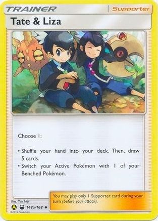 Tate & Liza (148a/168) (Alternate Art Promo) (Battle Arena Deck Exclusive) [Sun & Moon: Celestial Storm] - Trinity Hobby