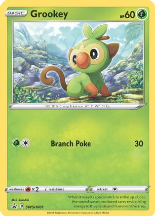 Grookey (SWSH001) [Sword & Shield: Black Star Promos] - Trinity Hobby