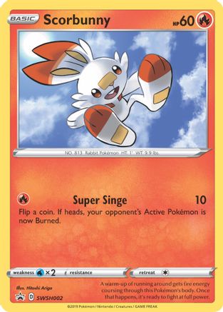 Scorbunny (SWSH002) [Sword & Shield: Black Star Promos] - Trinity Hobby