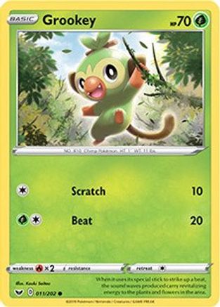 Grookey (011/202) (Premium Collection) [Sword & Shield: Base Set] - Trinity Hobby