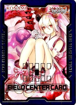 Field Center Card: Red Blossoms from Underroot Promo - Trinity Hobby
