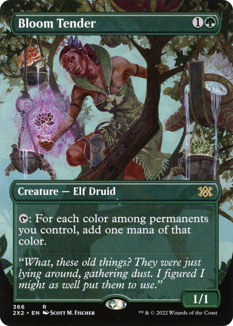 Bloom Tender (Borderless Alternate Art) [Double Masters 2022] - Trinity Hobby