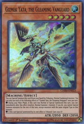 Gizmek Yata, the Gleaming Vanguard [CHIM-EN023] Super Rare - Trinity Hobby
