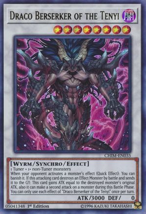 Draco Berserker of the Tenyi [CHIM-EN035] Ultra Rare - Trinity Hobby