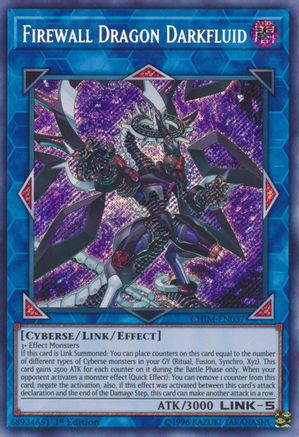 Firewall Dragon Darkfluid [CHIM-EN037] Secret Rare - Trinity Hobby