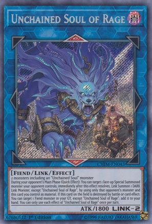 Unchained Soul of Rage [CHIM-EN043] Secret Rare - Trinity Hobby
