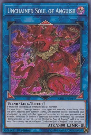 Unchained Soul of Anguish [CHIM-EN044] Secret Rare - Trinity Hobby