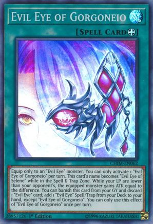 Evil Eye of Gorgoneio [CHIM-EN062] Super Rare - Trinity Hobby