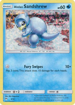 Alolan Sandshrew (4/12) [McDonald's Promos: 2019 Collection] - Trinity Hobby