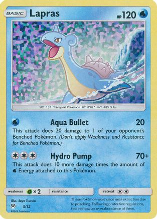 Lapras (5/12) [McDonald's Promos: 2019 Collection] - Trinity Hobby