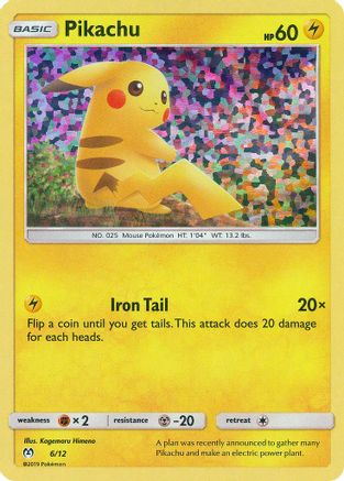 Pikachu (6/12) [McDonald's Promos: 2019 Collection] - Trinity Hobby