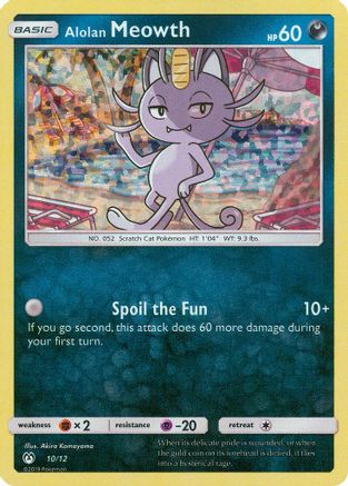 Alolan Meowth (10/12) [McDonald's Promos: 2019 Collection] - Trinity Hobby