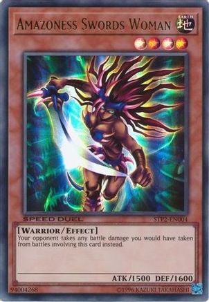 Amazoness Swords Woman [STP2-EN004] Ultra Rare - Trinity Hobby
