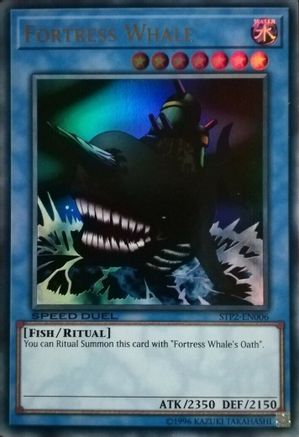 Fortress Whale [STP2-EN006] Ultra Rare - Trinity Hobby