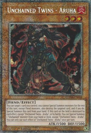 Unchained Twins - Aruha (Starlight Rare) [CHIM-EN008] Starlight Rare - Trinity Hobby