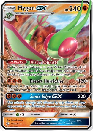 Flygon GX (110/236) [Sun & Moon: Cosmic Eclipse] - Trinity Hobby