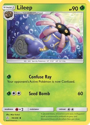 Lileep (10/236) [Sun & Moon: Cosmic Eclipse] - Trinity Hobby