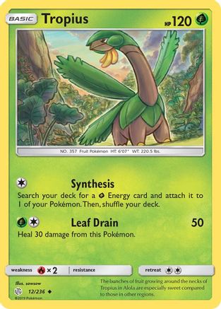 Tropius (12/236) [Sun & Moon: Cosmic Eclipse] - Trinity Hobby