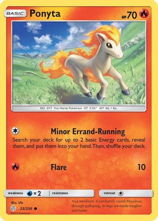 Ponyta (23/236) [Sun & Moon: Cosmic Eclipse] - Trinity Hobby