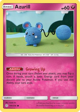 Azurill (146/236) [Sun & Moon: Cosmic Eclipse] - Trinity Hobby