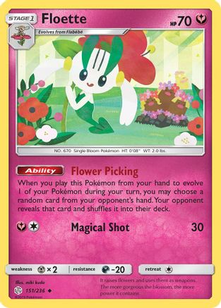 Floette (151/236) [Sun & Moon: Cosmic Eclipse] - Trinity Hobby