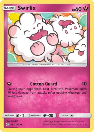 Swirlix (153/236) [Sun & Moon: Cosmic Eclipse] - Trinity Hobby
