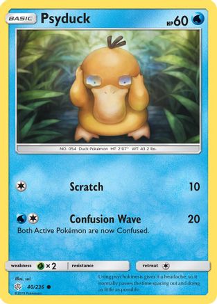 Psyduck (40/236) [Sun & Moon: Cosmic Eclipse] - Trinity Hobby