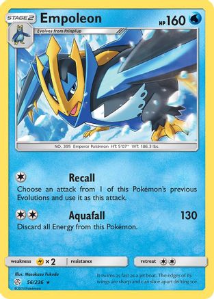 Empoleon (56/236) [Sun & Moon: Cosmic Eclipse] - Trinity Hobby