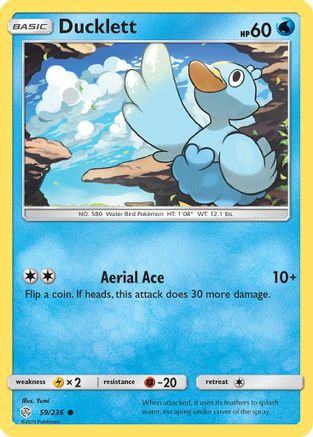 Ducklett (59/236) [Sun & Moon: Cosmic Eclipse] - Trinity Hobby