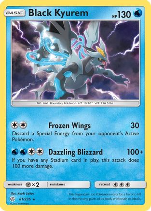 Black Kyurem (61/236) [Sun & Moon: Cosmic Eclipse] - Trinity Hobby