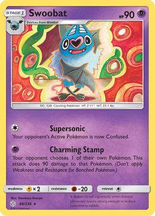 Swoobat (88/236) [Sun & Moon: Cosmic Eclipse] - Trinity Hobby