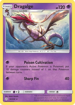 Dragalge (92/236) [Sun & Moon: Cosmic Eclipse] - Trinity Hobby