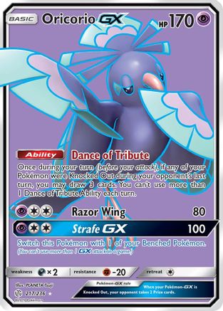 Oricorio GX (217/236) [Sun & Moon: Cosmic Eclipse] - Trinity Hobby
