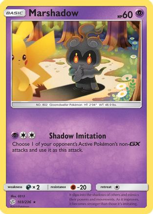 Marshadow (103/236) [Sun & Moon: Cosmic Eclipse] - Trinity Hobby