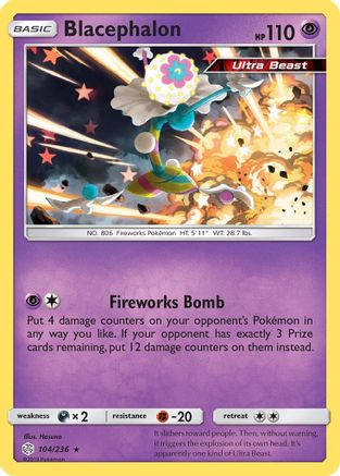 Blacephalon (104/236) [Sun & Moon: Cosmic Eclipse] - Trinity Hobby