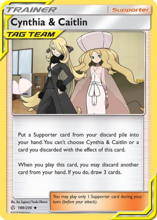Cynthia & Caitlin (189/236) [Sun & Moon: Cosmic Eclipse] - Trinity Hobby