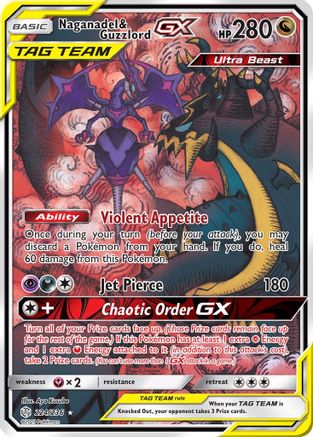 Naganadel & Guzzlord GX (224/236) [Sun & Moon: Cosmic Eclipse] - Trinity Hobby
