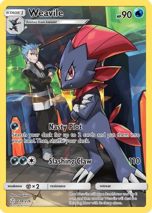 Weavile (238/236) [Sun & Moon: Cosmic Eclipse] - Trinity Hobby