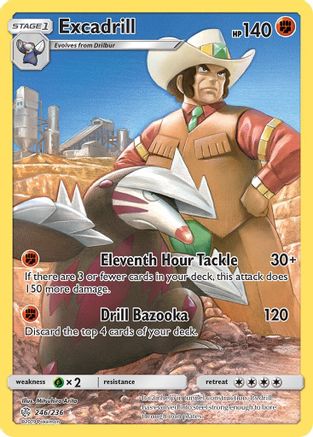 Excadrill (246/236) [Sun & Moon: Cosmic Eclipse] - Trinity Hobby