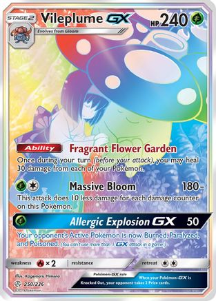 Vileplume GX (250/236) [Sun & Moon: Cosmic Eclipse] - Trinity Hobby