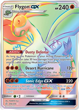 Flygon GX (256/236) [Sun & Moon: Cosmic Eclipse] - Trinity Hobby