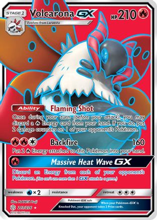 Volcarona GX (213/236) [Sun & Moon: Cosmic Eclipse] - Trinity Hobby