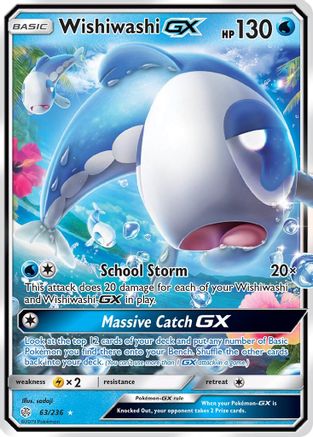 Wishiwashi GX (63/236) [Sun & Moon: Cosmic Eclipse] - Trinity Hobby