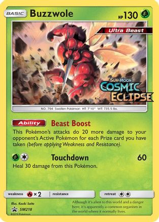 Buzzwole (SM218) [Sun & Moon: Black Star Promos] - Trinity Hobby