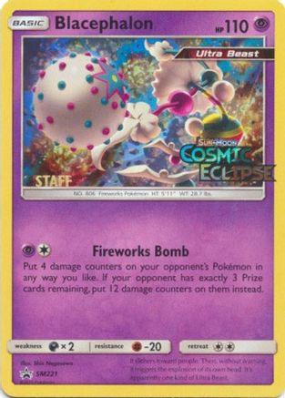 Blacephalon (SM221) (Staff Prerelease Promo) [Sun & Moon: Black Star Promos] - Trinity Hobby