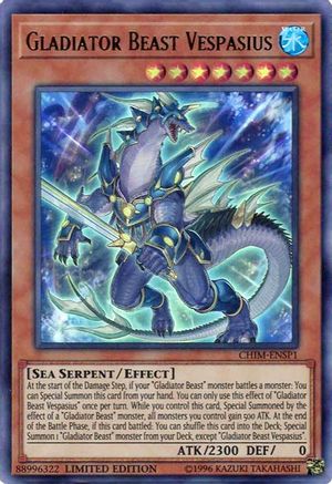 Gladiator Beast Vespasius [CHIM-ENSP1] Ultra Rare - Trinity Hobby