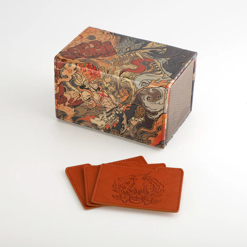 Manamoon Gear Fire Dicewinder Deck Box (Limit 1 Per Person) - Trinity Hobby