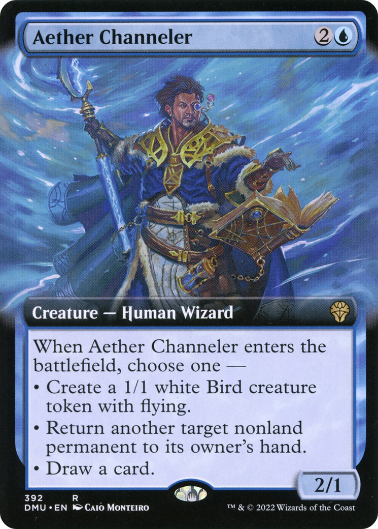 Aether Channeler (Extended Art) [Dominaria United] - Trinity Hobby